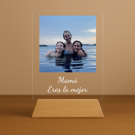 Acrílico con Base - Mamá (sin luz)