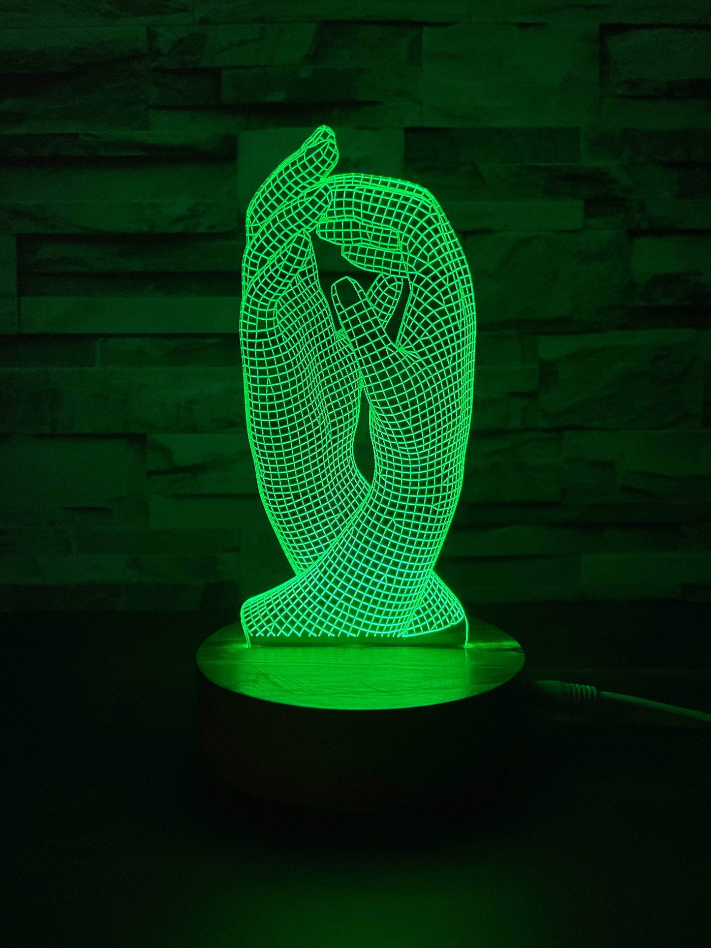 Lámpara Led Manos Amor lámparas COLORES / SIN GRABADO