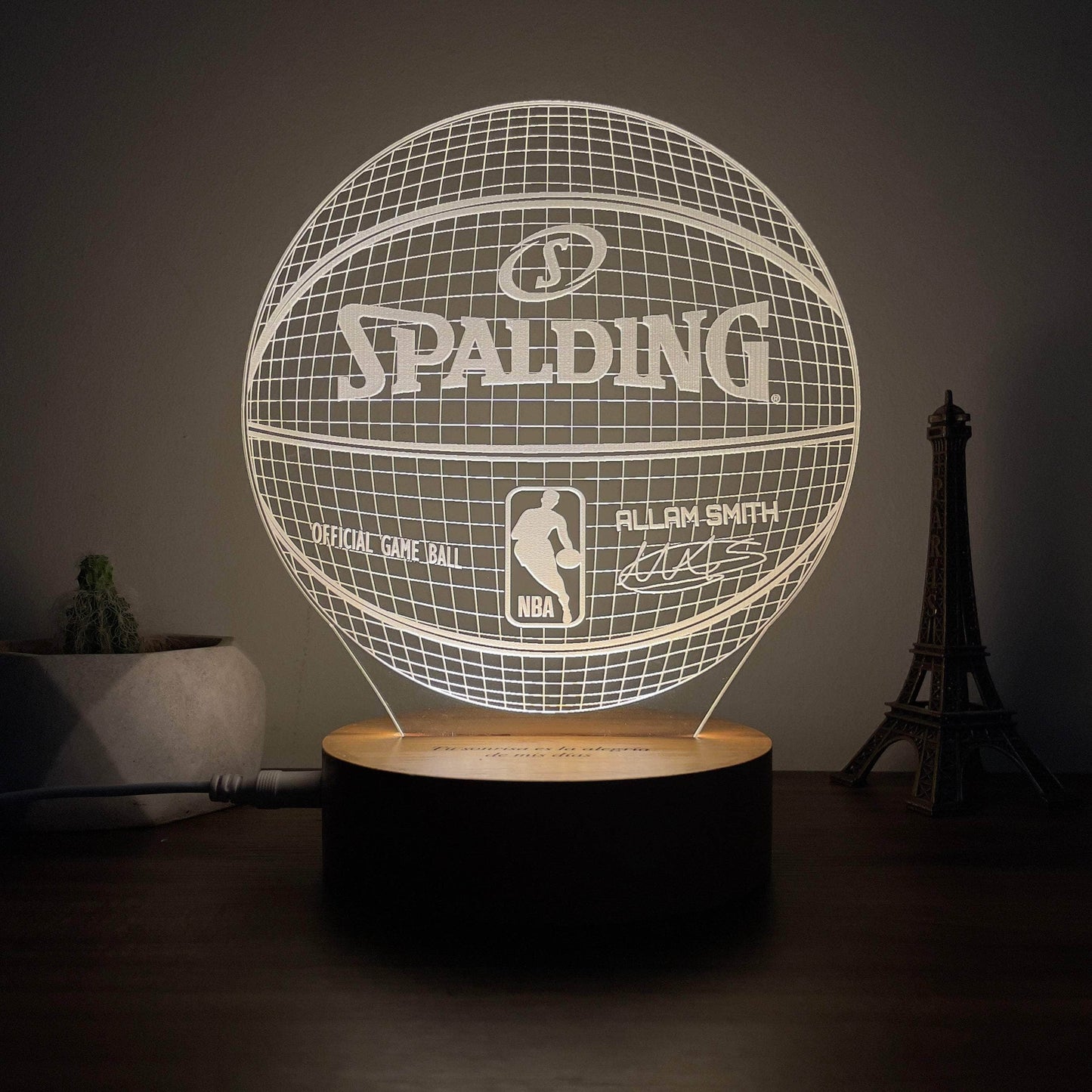 Lámpara Led Balón de Basquetbol lámparas