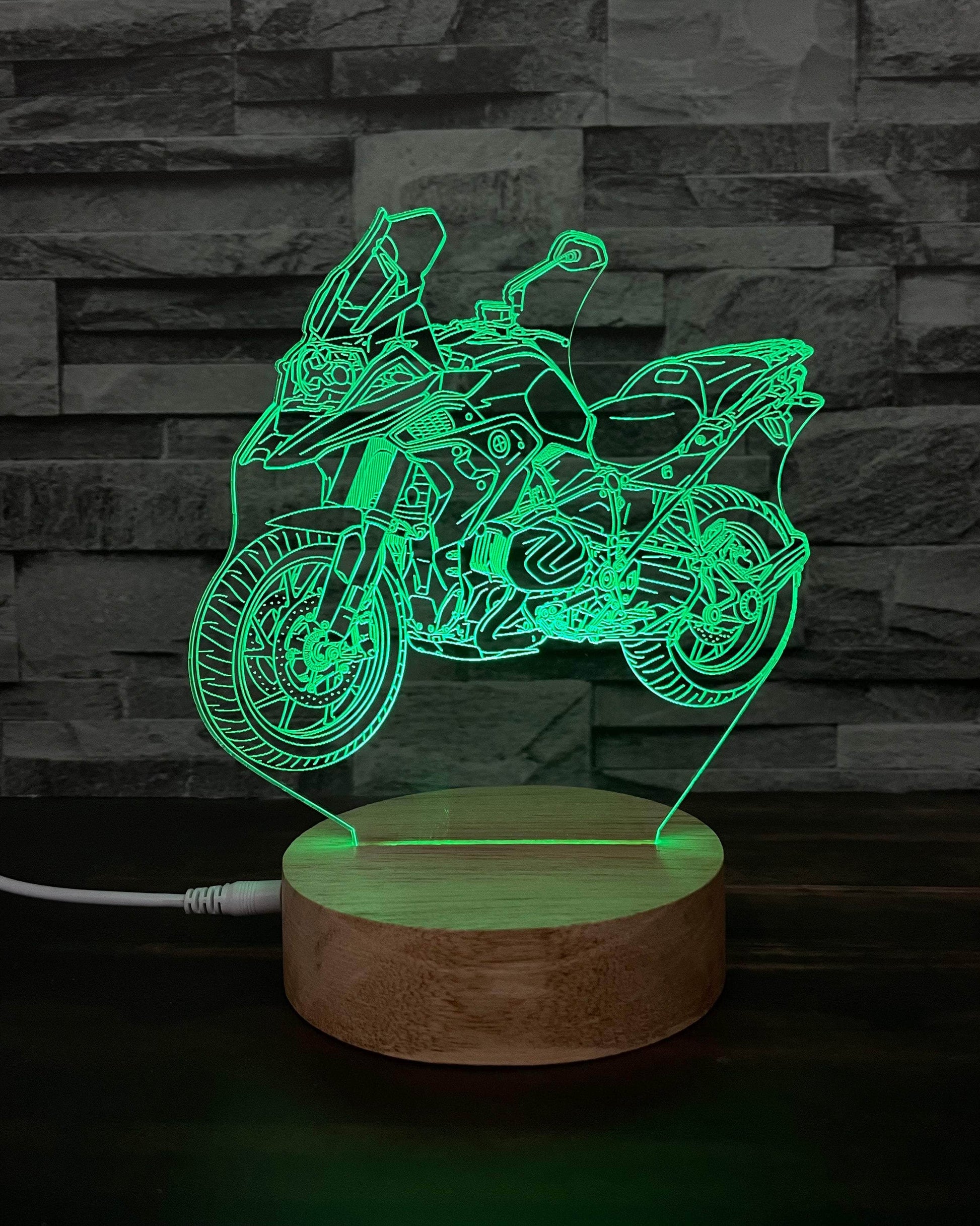 Lámpara Led Motocicleta lámparas Luces de Colores intercambiables