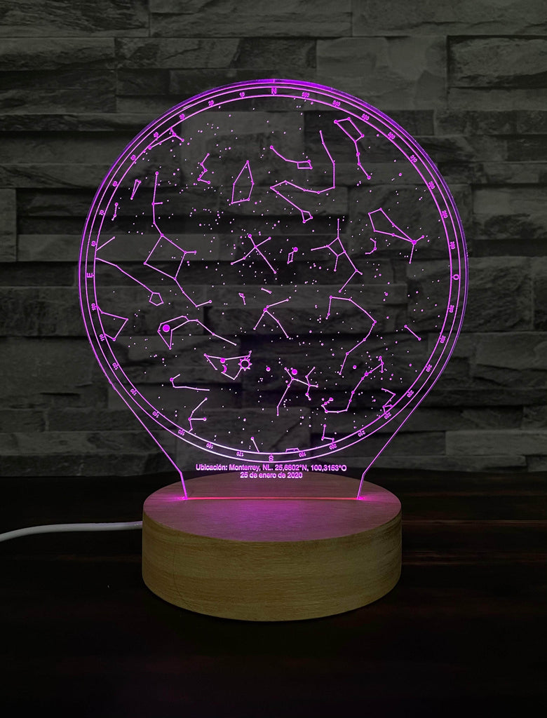 Lámpara Led Star Map lámparas Colores